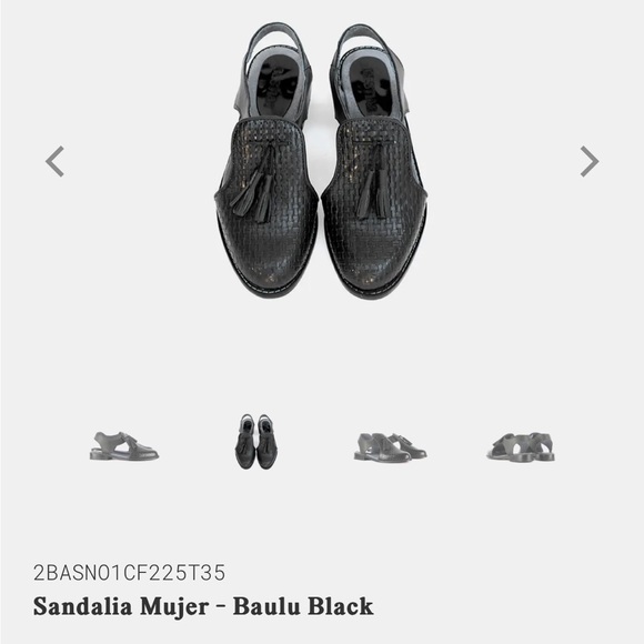 Leather shoes made in Chile. Size 7. - Picture 5 of 6